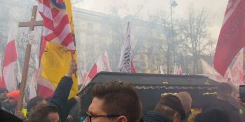 Starcia rolników z policją w Warszawie