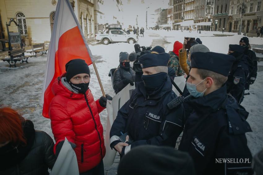 Wolne Media - Wolni Ludzie - manifestacja we Wrocławiu