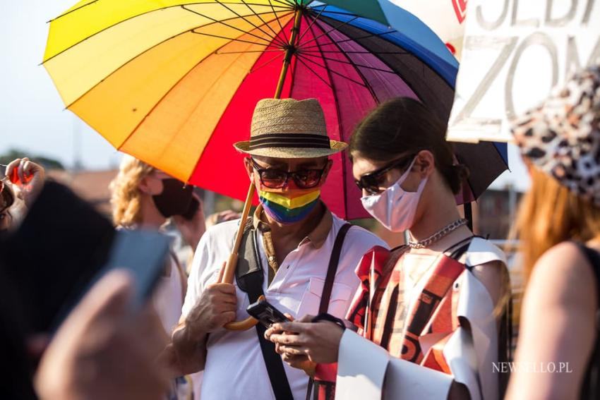 Protest LGBT: Gdańsk solidarny z Margot