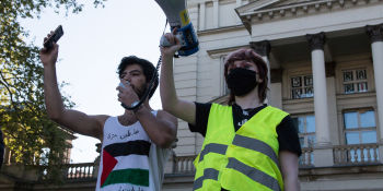 Solidarnie z Palestyną - manifestacja w Poznaniu