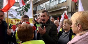 Protest rolników w Warszawie