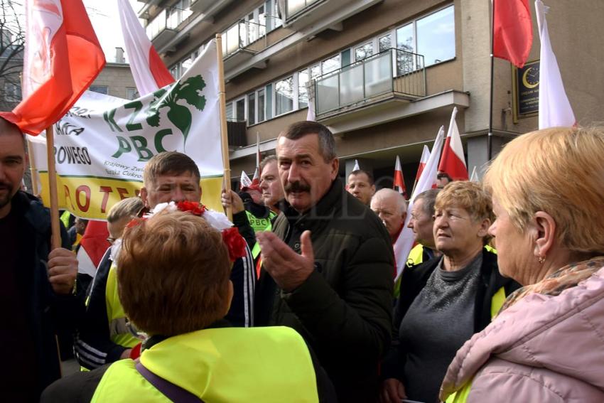 Protest rolników w Warszawie