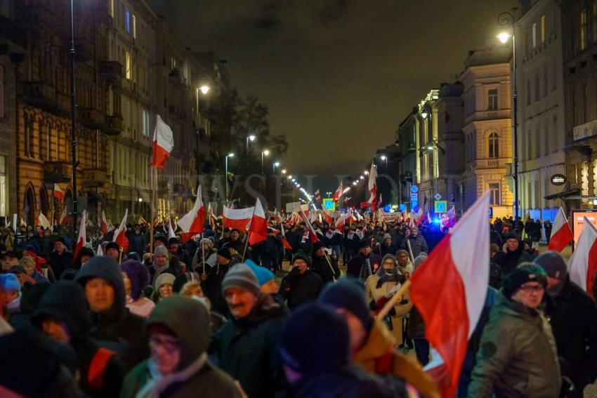 Marsz Wolnych Polaków w Warszawie Fot: Agnieszka Dankowska/newsello.pl