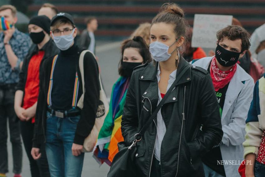 Protest przeciwko "Karcie Nienawiści" we Wrocławiu