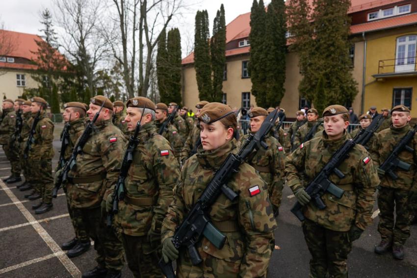 Uroczysta przysięga wojskowa WOT we Wrocławiu