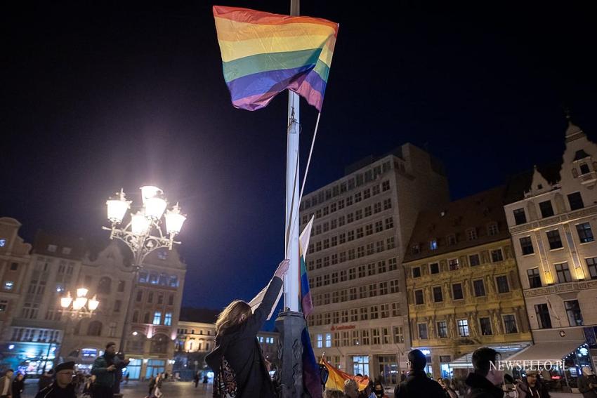 Jesteśmy u siebie - manifestacja LGBT we Wrocławiu