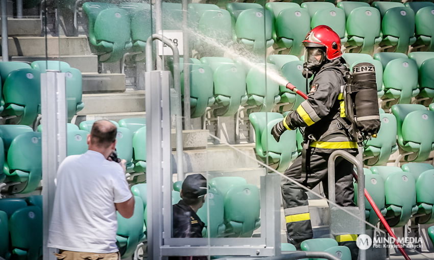 Cwiczenia na stadionie