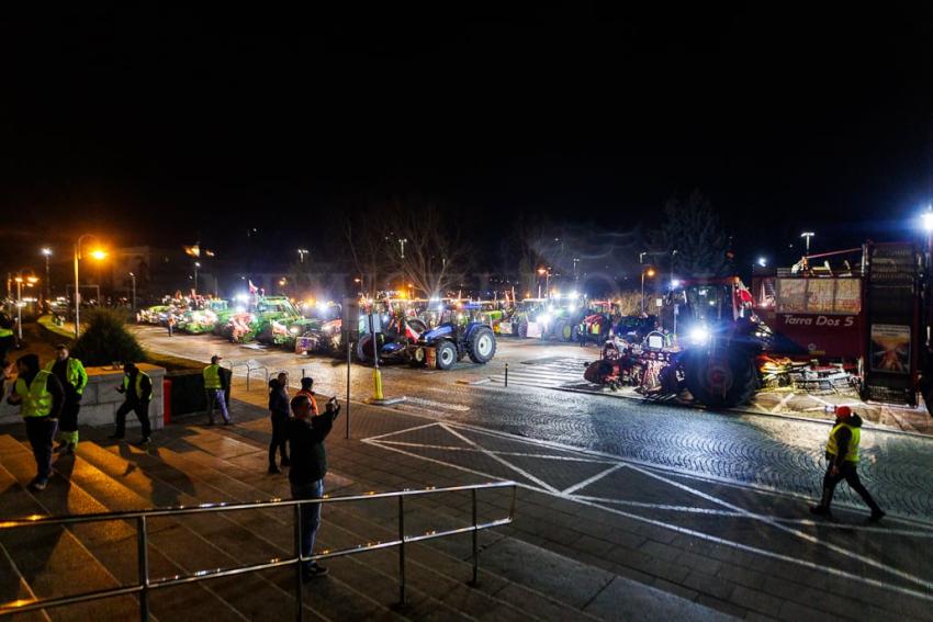 Protest rolników we Wrocławiu