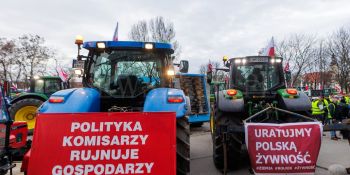 Protest rolników we Wrocławiu