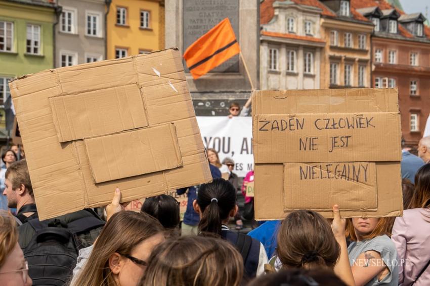 Kabul - manifestacja w Warszawie