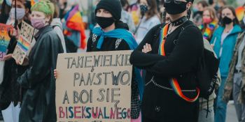 Protest przeciwko "Karcie Nienawiści" we Wrocławiu