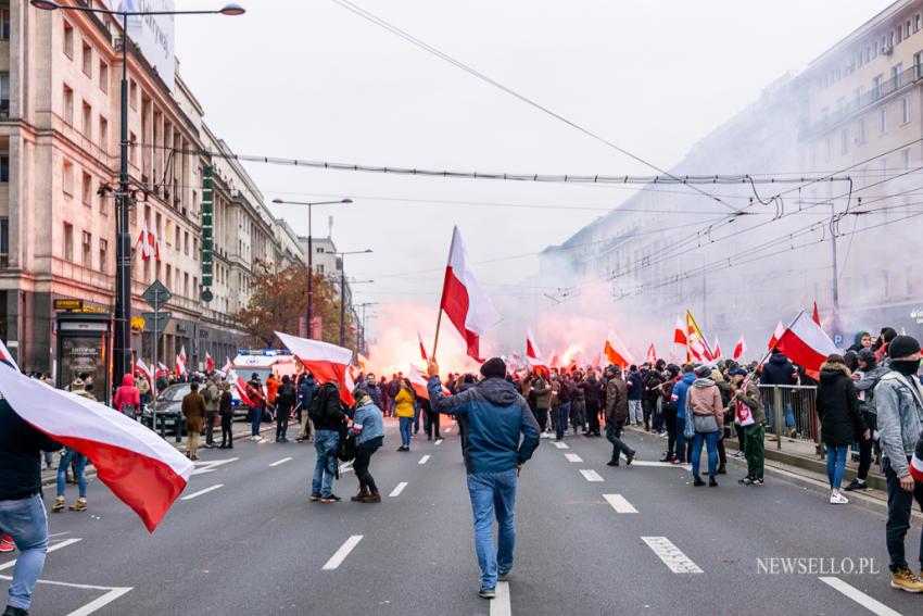 Marsz Niepodległości w Warszawie