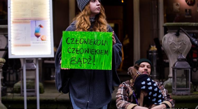 Żądamy Godności na Granicy - manifestacja w Gdańsku