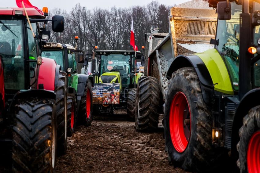 Ogólnopolski protest rolników na Dolnym Śląsku