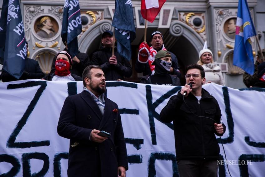 Żądamy Godności na Granicy - manifestacja w Gdańsku