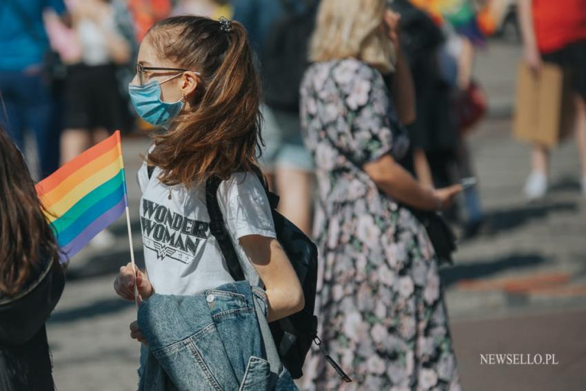 Stop przemocy wobec osób LGBTQIA+ - manifestacja we Wrocławiu