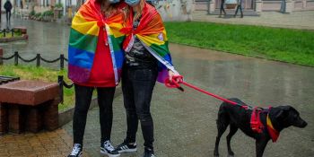 Protest przeciwko "Karcie Nienawiści" w Łodzi