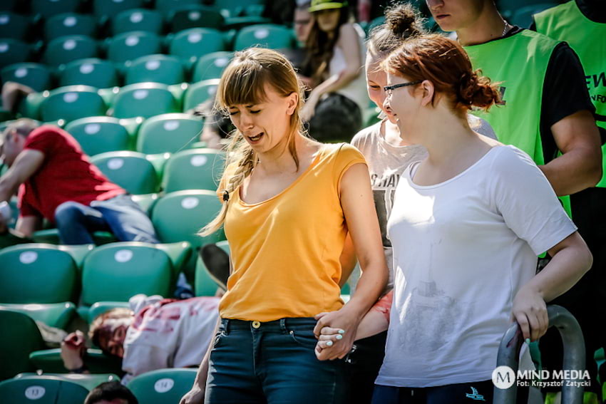 Cwiczenia na stadionie