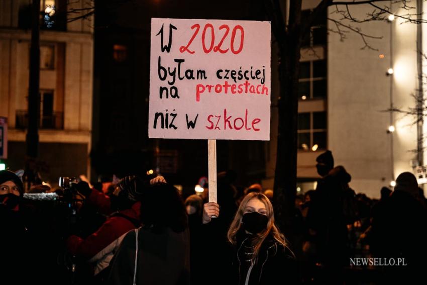 Strajk Kobiet 2021: Czas próby - manifestacja w Warszawie