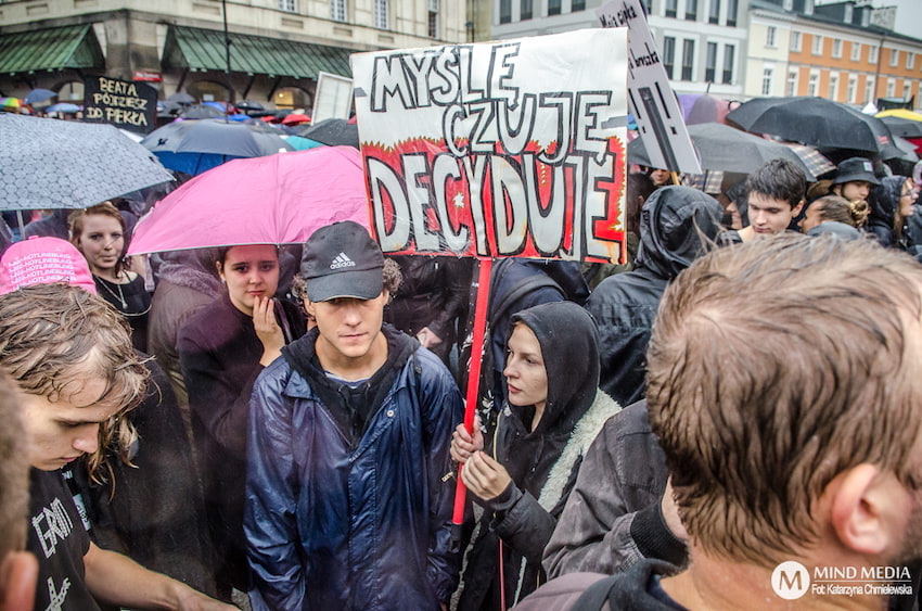 Czarny Poniedziałek w Warszawie