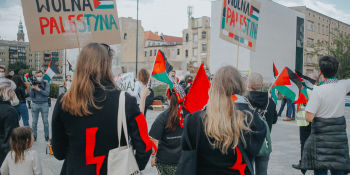 Wolna Palestyna - manifestacja we Wrocławiu