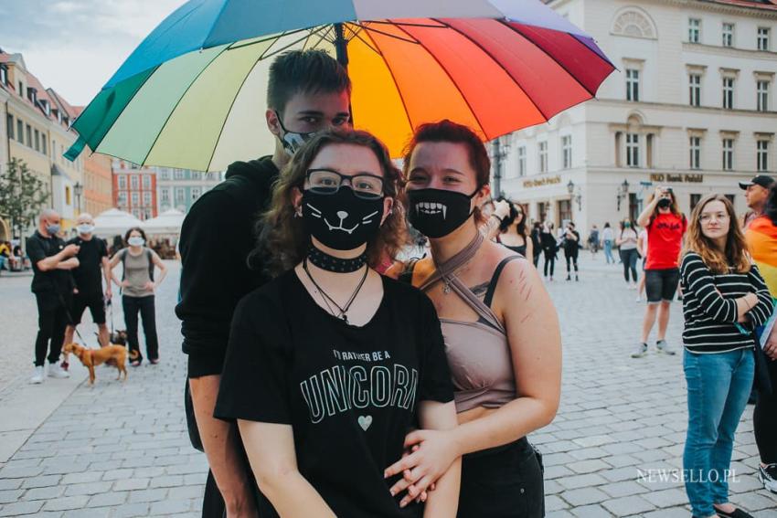 Manifestacja we Wrocławiu: LGBT to ludzie