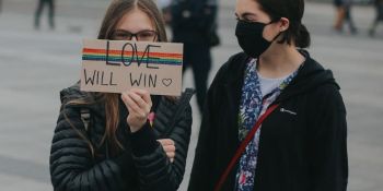 Protest przeciwko "Karcie Nienawiści" we Wrocławiu