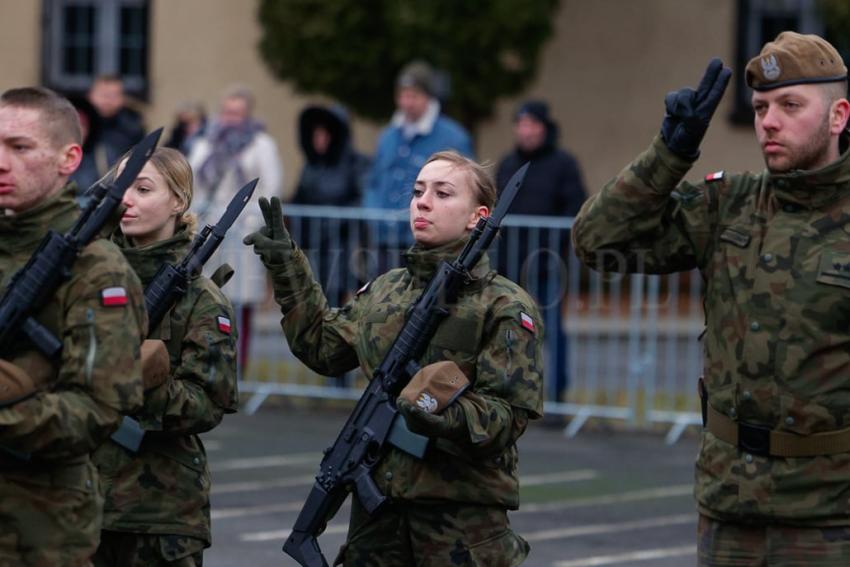 Uroczysta przysięga wojskowa WOT we Wrocławiu