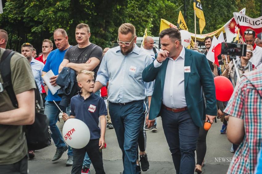 Strajk przedsiębiorców w Warszawie