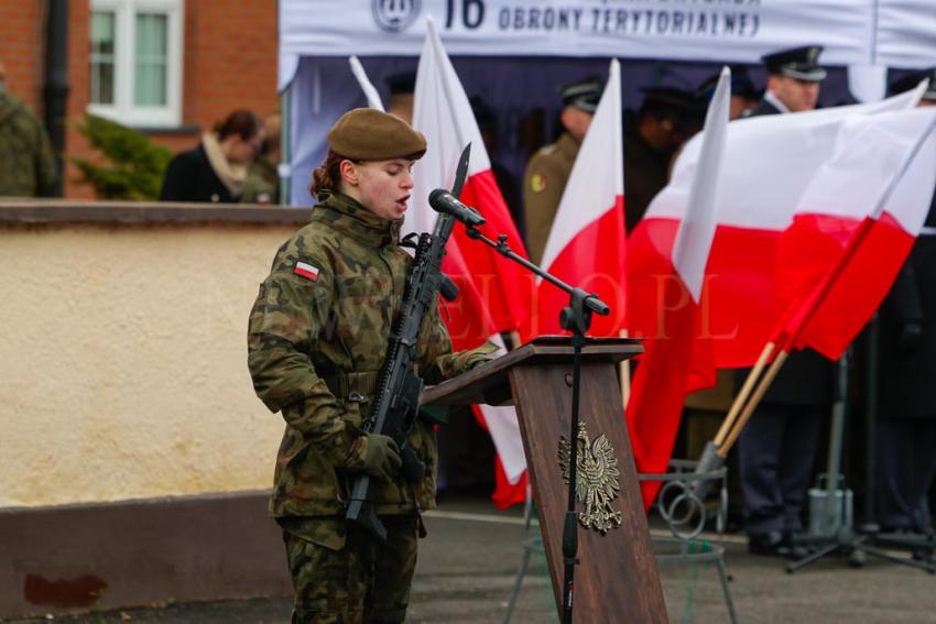 Uroczysta przysięga wojskowa WOT we Wrocławiu