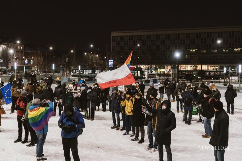 Wolne media, wolni ludzie - manifestacja w Krakowie