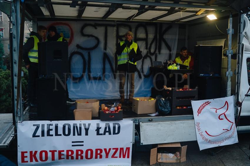 Protest Rolników w Poznaniu