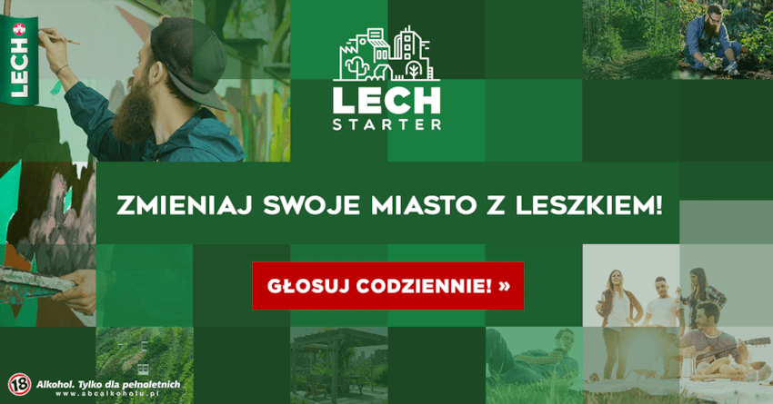LECHSTARTER - zostały już tylko dwa tygodnie na głosowanie i zmienianie polskich miast