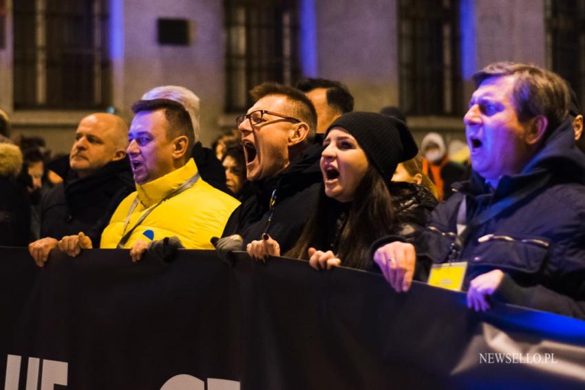 Stop Wojnie - protest w Łodzi