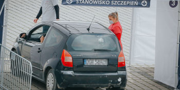 Największy samochodowy punkt szczepień w Polsce