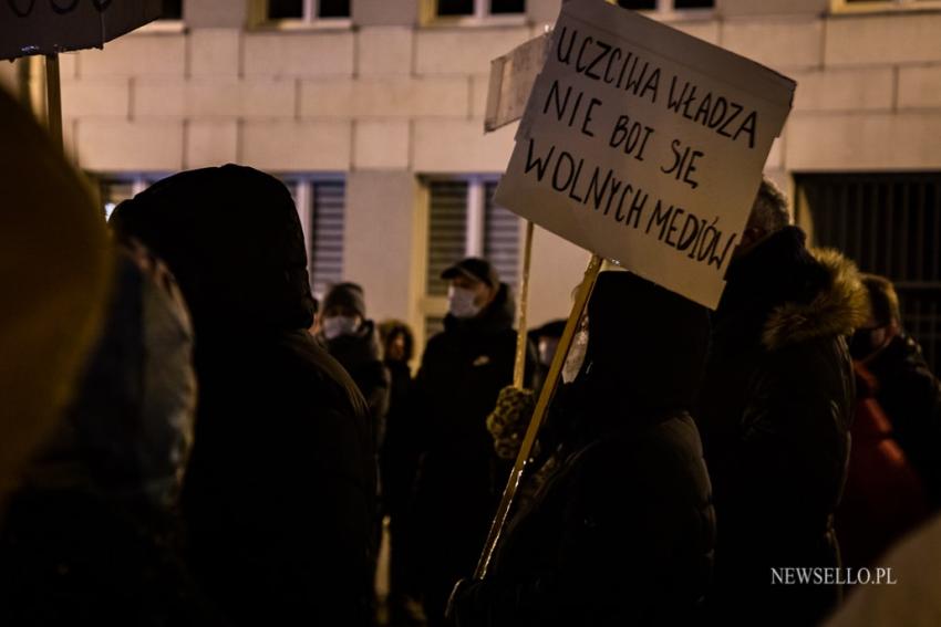 Wolne Media - protest w Białymstoku