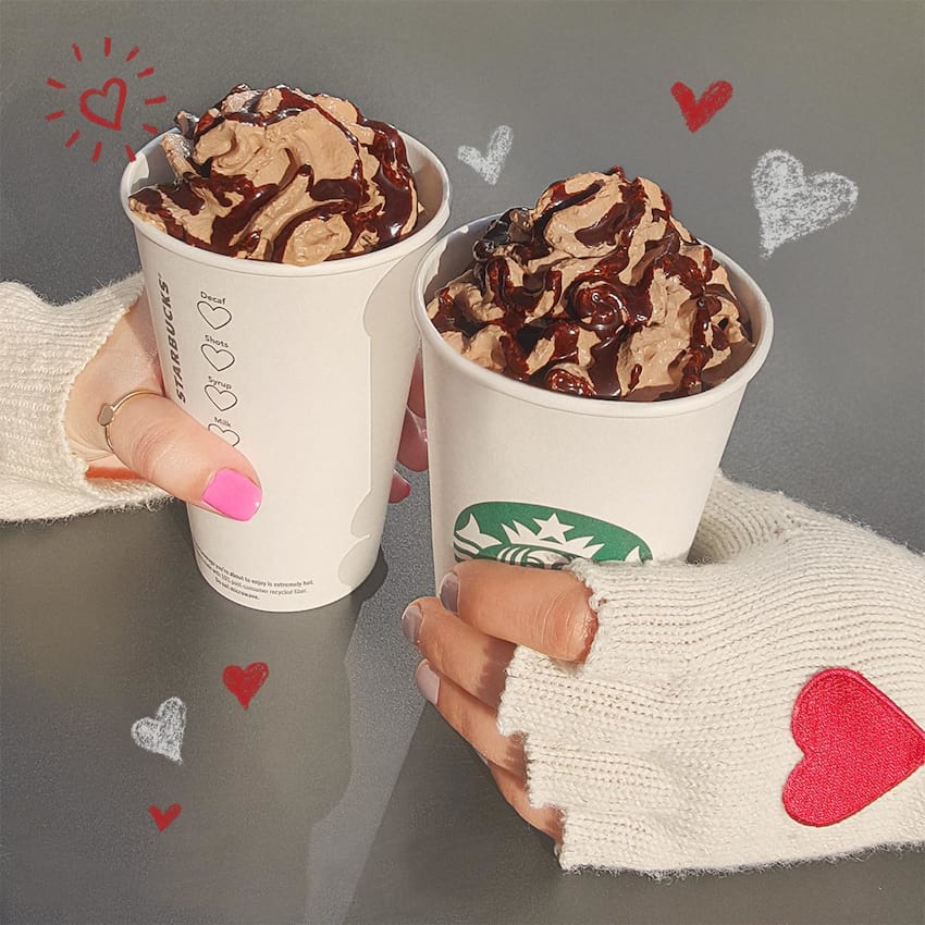 Walentynkowa Molten Hot Chocolate od Starbucks