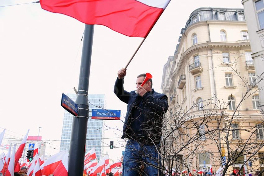 Protest rolników w Warszawie