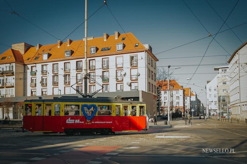 Walentynkowy tramwaj we Wrocławiu