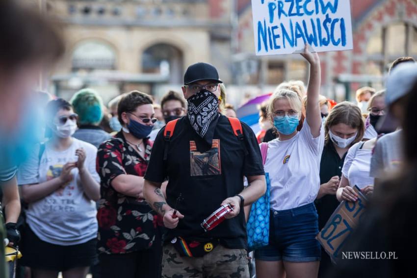 Protest LGBT: Gdańsk solidarny z Margot