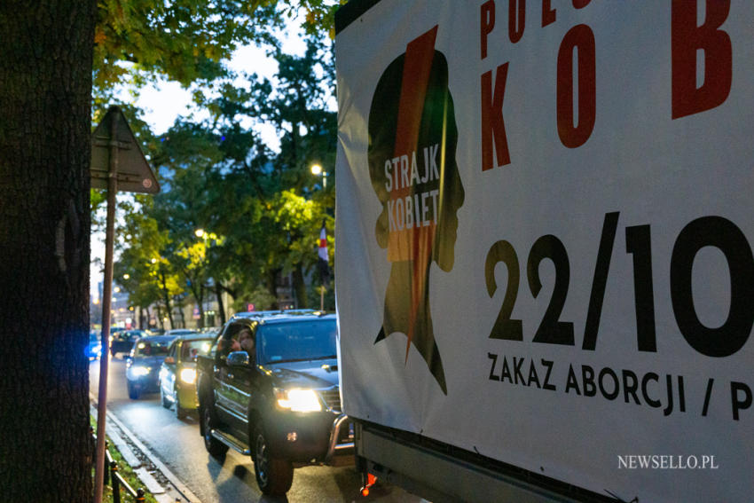 Ostra Jazda - protest samochodowy w Warszawie