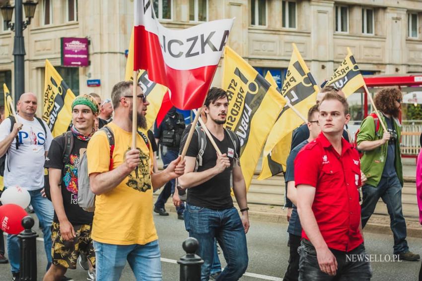 Strajk przedsiębiorców w Warszawie