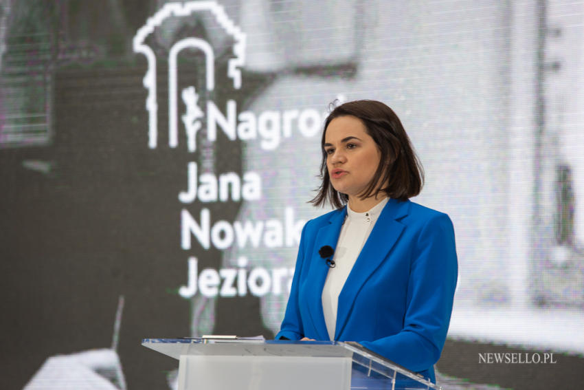 Cichanouska, Kalesnikawam, Kawalkowa - Nagroda im. Jana Nowaka-Jeziorańskiego