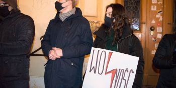 Solidarnie z mediami - protest w Łodzi