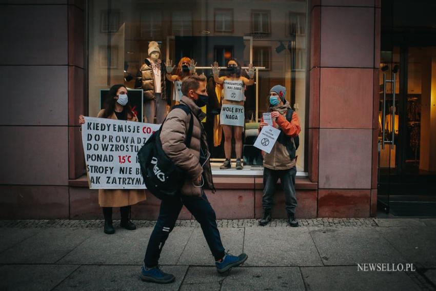 Extinction Rebellion - nagi protest we Wrocławiu