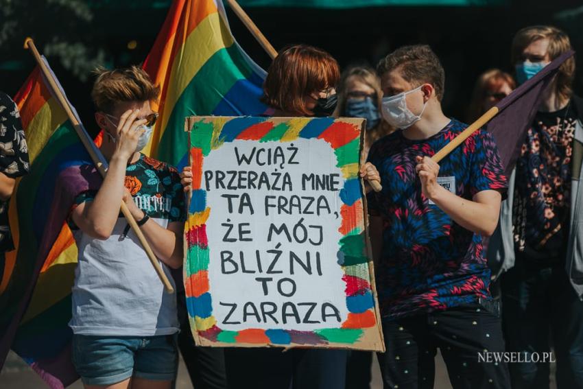 Stop przemocy wobec osób LGBTQIA+ - manifestacja we Wrocławiu