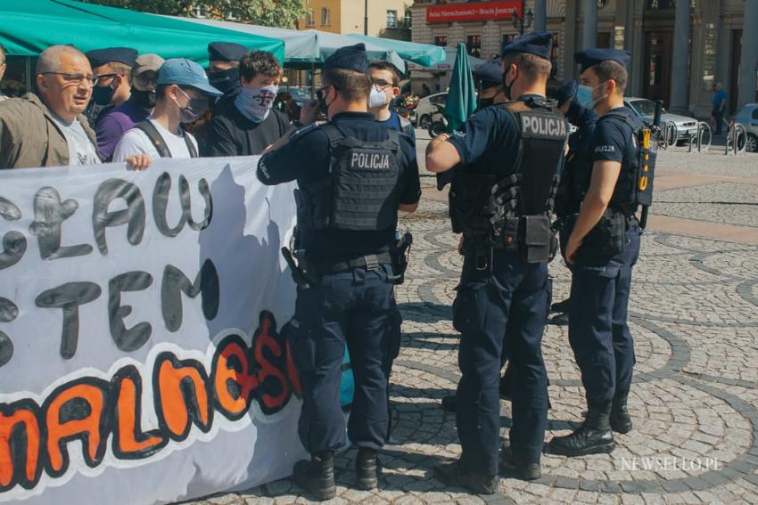 Stop przemocy wobec osób LGBTQIA+ - manifestacja we Wrocławiu