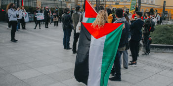 Wolna Palestyna - manifestacja we Wrocławiu