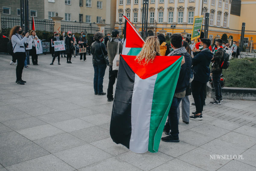 Wolna Palestyna - manifestacja we Wrocławiu