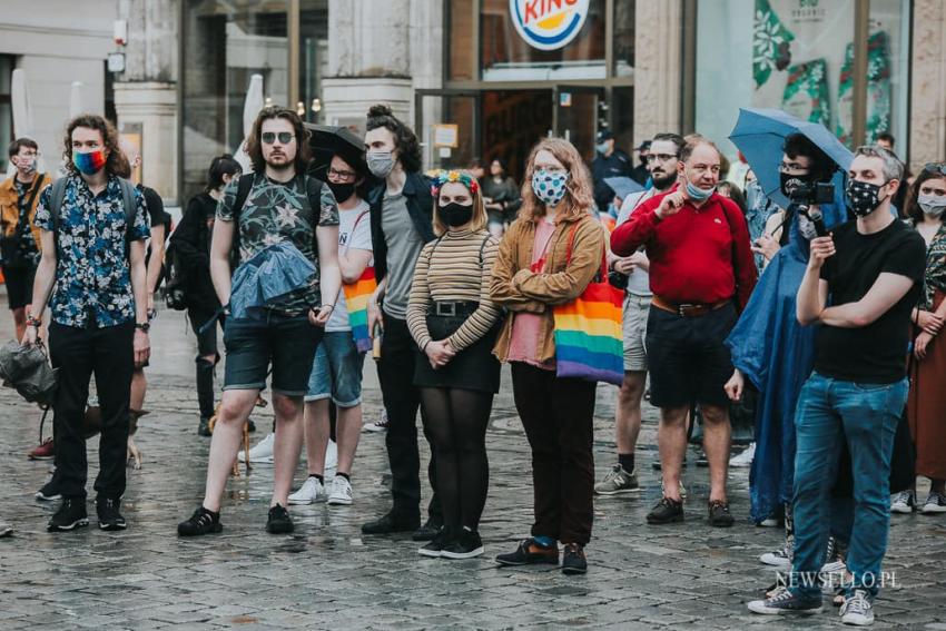 Manifestacja we Wrocławiu: LGBT to ludzie